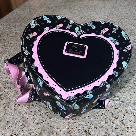 Loungefly | Bags | Loungefly Valfre Double Heart Mini  display picture 1